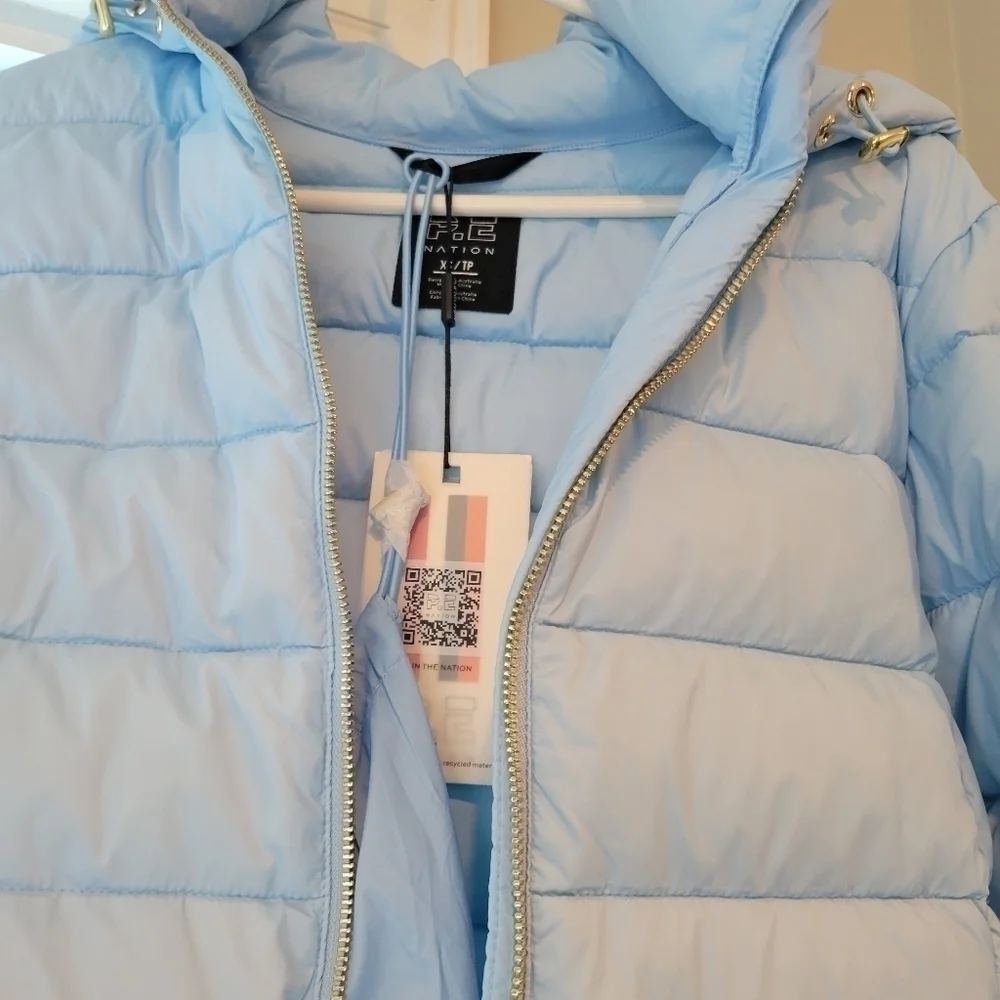 P.E Nation NWT expedition Jacket in summer sky size xs/tp.